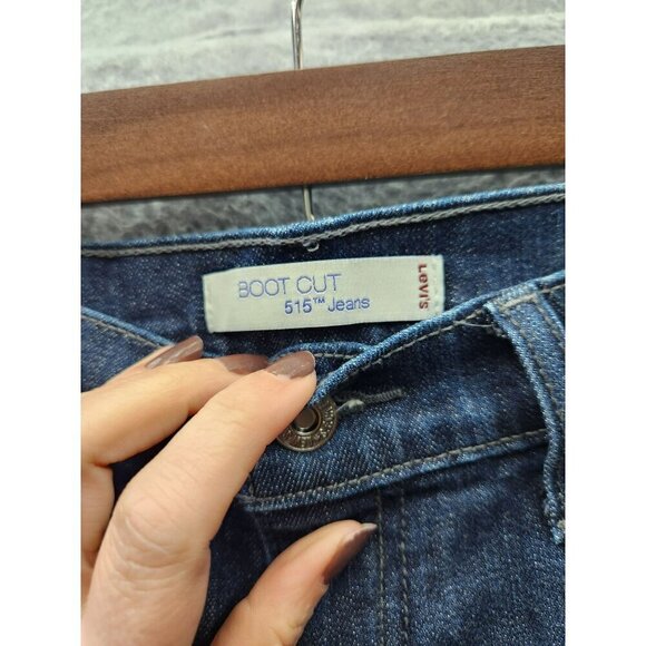 Levis 515 Womens Boot Cut Jeans Medium Wash Denim Size 10 - Picture 2 of 6